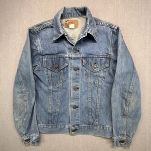 Vintage Levi's Denim Jean Jacket Type III 70505 0213 Made in USA Size 36